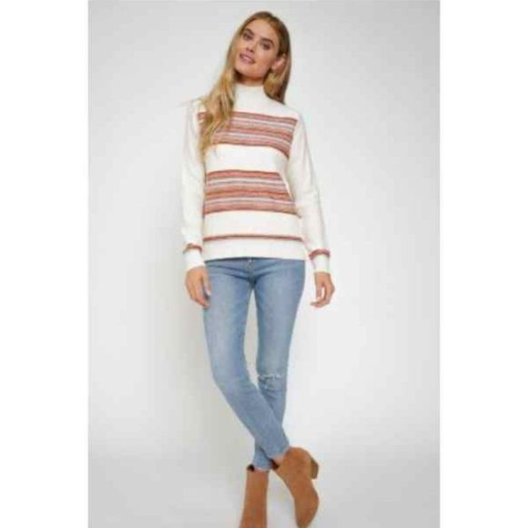 Mystree, Ribbed Mock Neck, NWT, Sz S & M - Picture 4 of 5